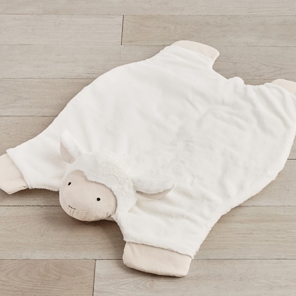 Pottery Barn Kids Other - Pottery Barn Kids Lamb Critter Plush Play Mat 26” x‎ 34”